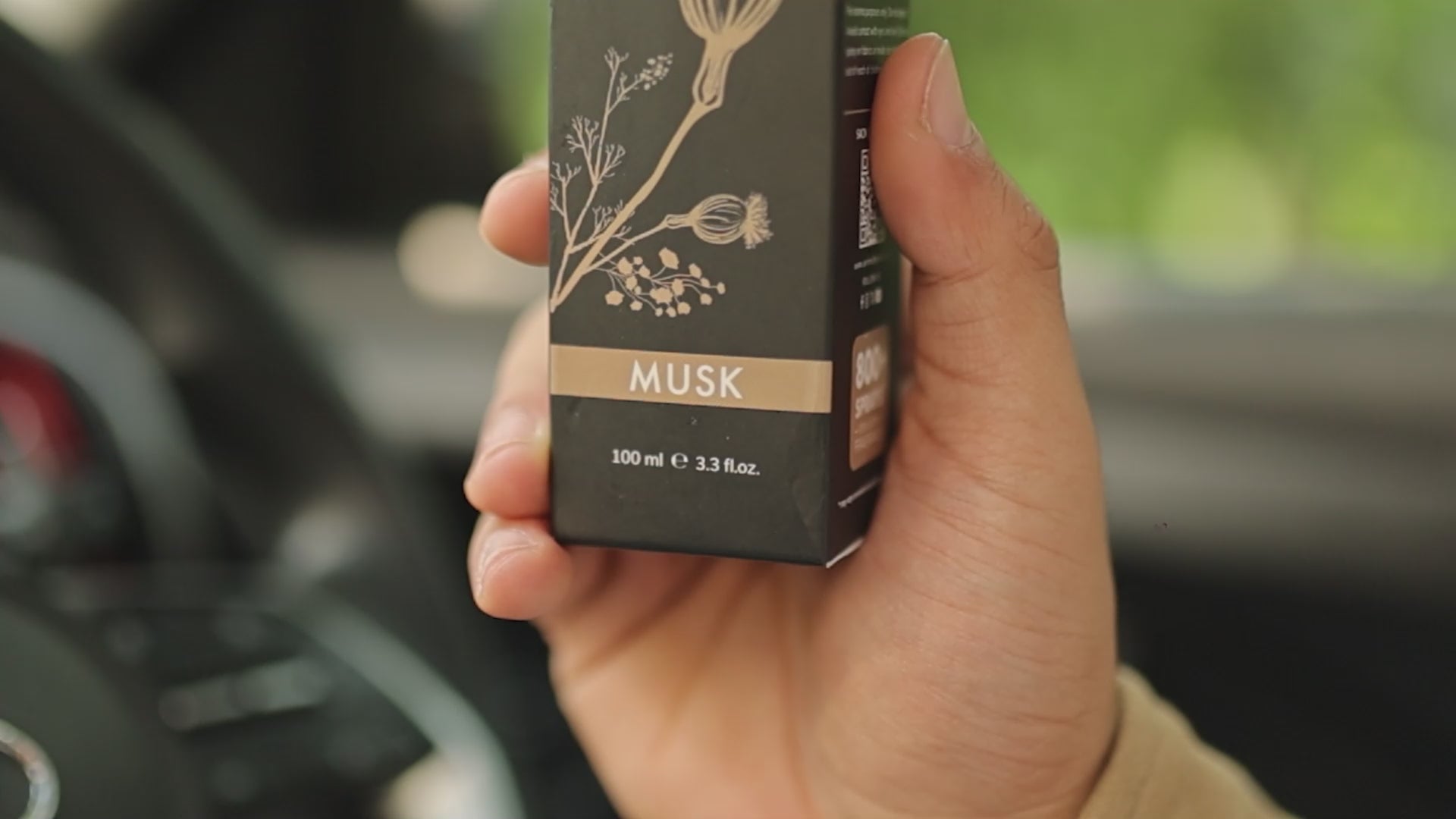 Premium Car Spray with Hanging Card - Car perfume spray | Musk | 100 ml