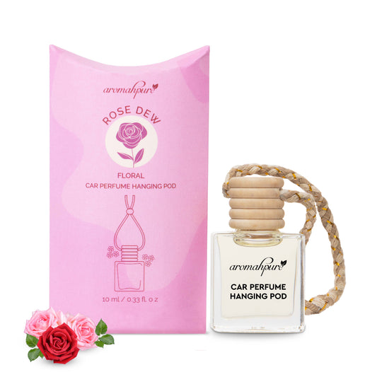 Aromahpure Hanging Car Pod Freshener (Rose Dew)