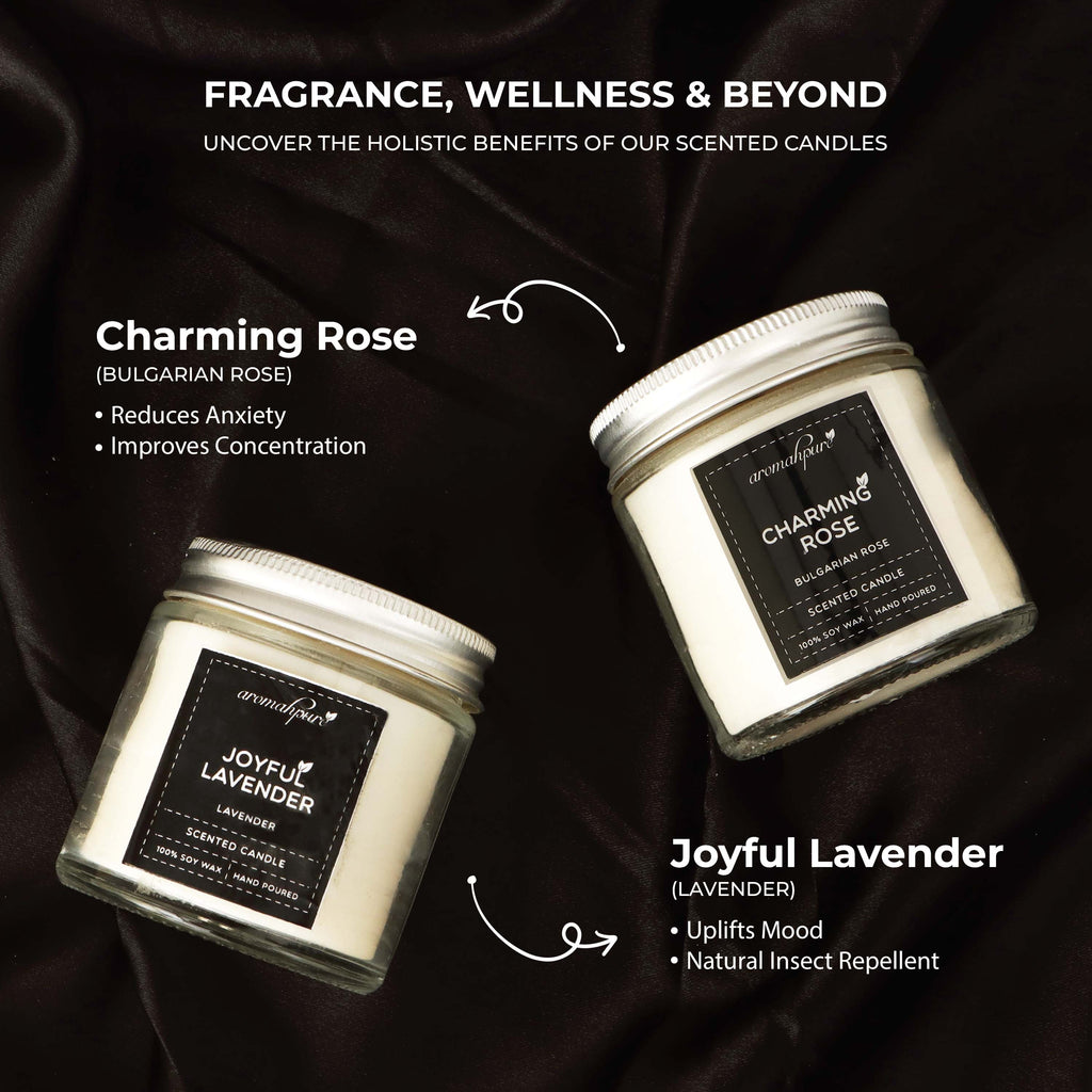 Silver Screw Jar Candles Rose Lavender Benefits