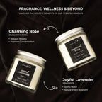 Silver Screw Jar Candles Rose Lavender Benefits