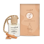 white sandalwood hanging pod