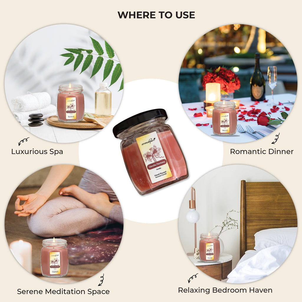 Aromahpure Frangipani Vanilla Candle Fragrance Notes