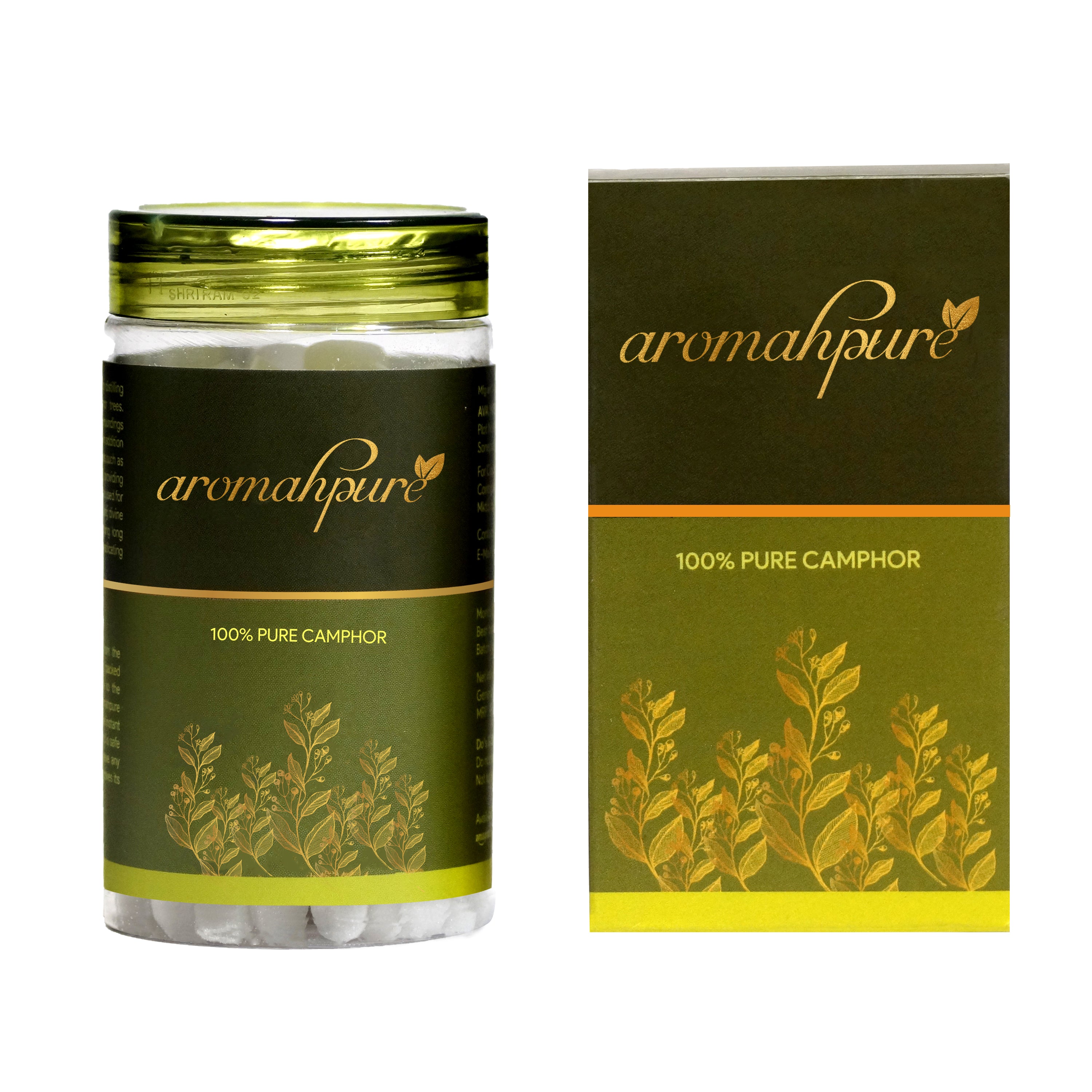 Aromahpure Pure Camphor Tablets Original 100g Pack