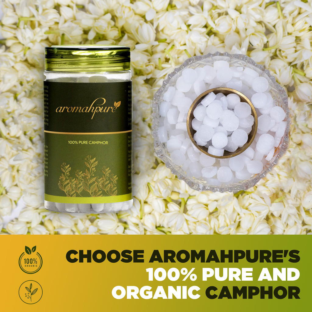 Aromahpure Camphor Tablets Packaging