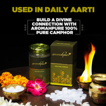 Aromahpure 100 % Pure Camphor Tablets for Pooja (Original)