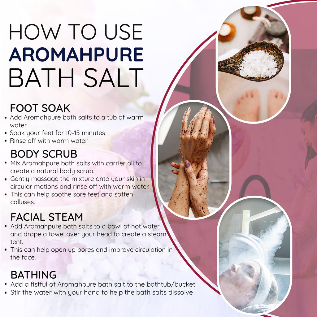 Aromahpure Rose Bath Salt - Buy Online