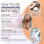 Aromahpure Orange Lemongrass Bath Salt - Buy Online