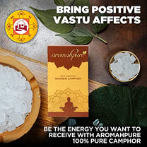 Aromahpure 100 % Pure Camphor Tablets for Pooja (Bhimseni) (250 g)